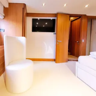 Master Cabin detail in the 4 cabins version
