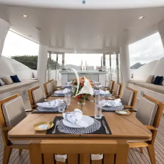 Sundeck dining