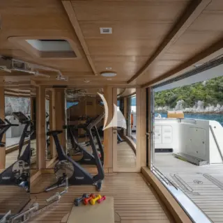 Beach club and gym equipment