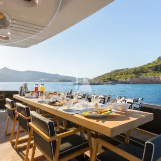 Aft deck moring view