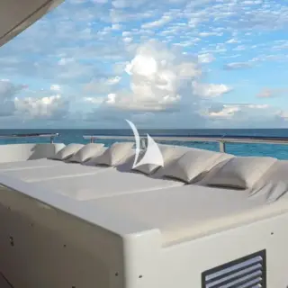 Main deck sun beds