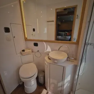 Guest cabin bathroom