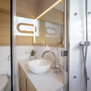 Guest cabin bathroom