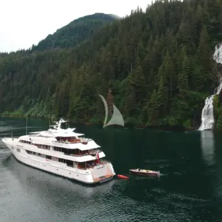 BLUE MOON is equipped with both at anchor and underway stabilizers for maximumizing onboard comfort.