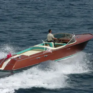 BLUE MOON's RIVA tender seats up to 8 guests comfortably.