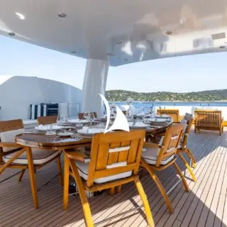 Dining on Sundeck