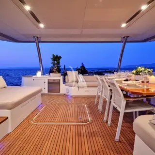 Aft seating area