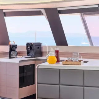 bar area with wine cooler