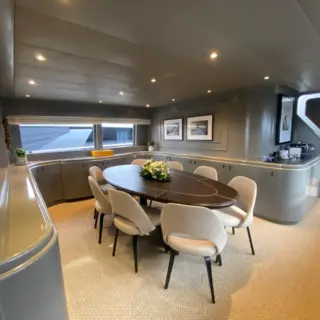 Formal interior dining area