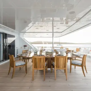 Bridge deck dining