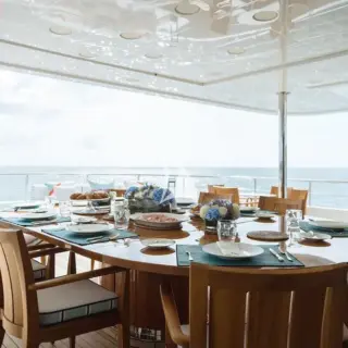 Bridge deck dining