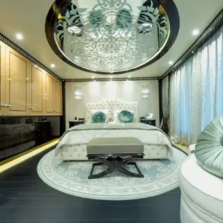 Double cabin on main deck