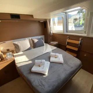 VIP cabin with direct access to aft deck