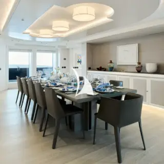 Main deck dining area