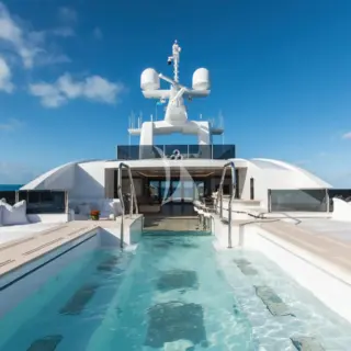 Sun deck pool