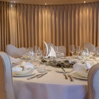 Interior dining table