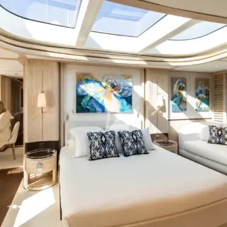 Master Cabin with office view