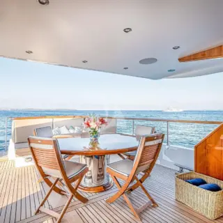 Chantella's beautiful exterior dining spaces