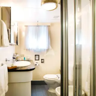Double cabin bathroom