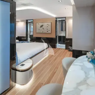 Office area in Master Stateroom