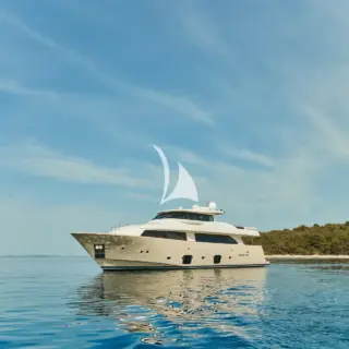 Navetta 26 Friend's Boat at anchor