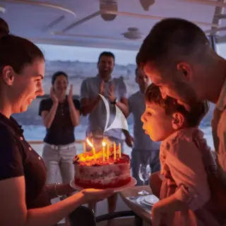 Friend's Boat Birthday Celebration