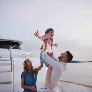 Friend's Boat Family moments