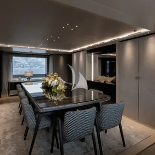 Main deck interior dining