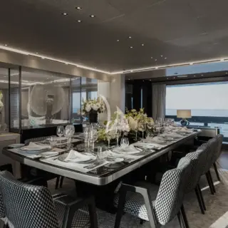 Main deck interior dining