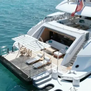 Beach Club and Swim Platform