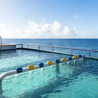 Main Aft Deck - Glass Bottom Swimming Pool