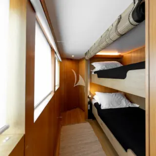 Master cabin with two Bunk Beds