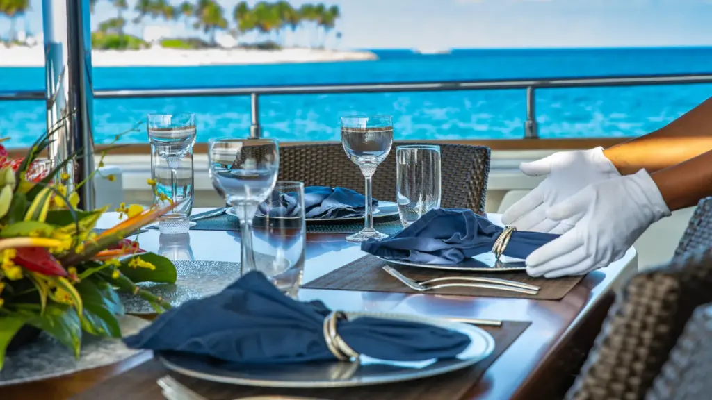 ONE AND ONLY - Main Aft Deck Dining