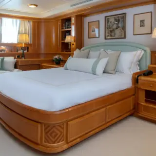 Master cabin on main deck