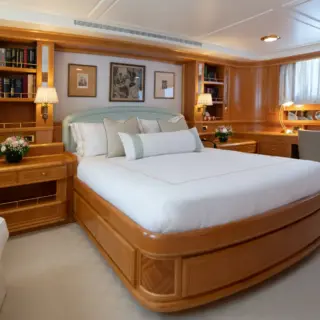 Master cabin on main deck