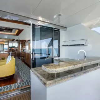 Main deck aft bar