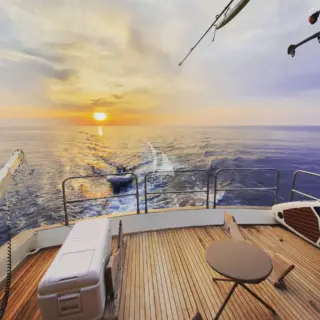 Sundeck lounging area