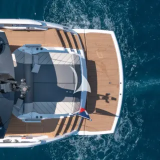 M/Y FORZA Aft and Beach Club