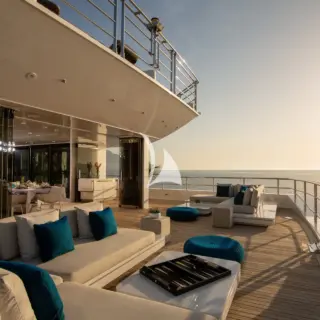 Upper deck Seating (has Awning for shade)
