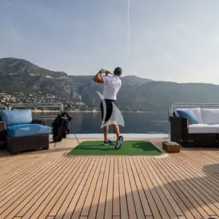 Golfing from the Sun Deck