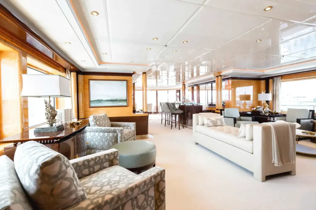 LUCKY LADY - Main Salon looking aft