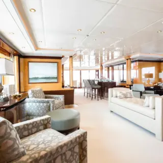 Main Salon looking aft