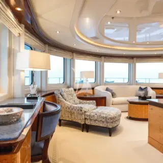 Owner's Suite with panoramic views, bridge deck