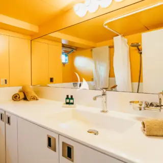 Master cabin bathroom