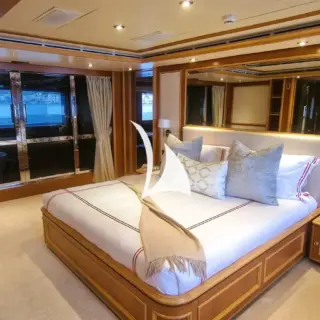 Master cabin with private balcony (refurbished winter 2024)