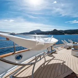 Foredeck sunbathing
