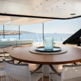 Sun Deck Lunch/Dining Area