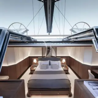 Main deck aft owner's private outdoor access