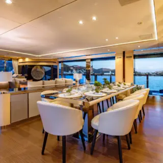 Main deck dining area