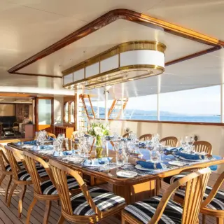 Al-fresco dining facing forward